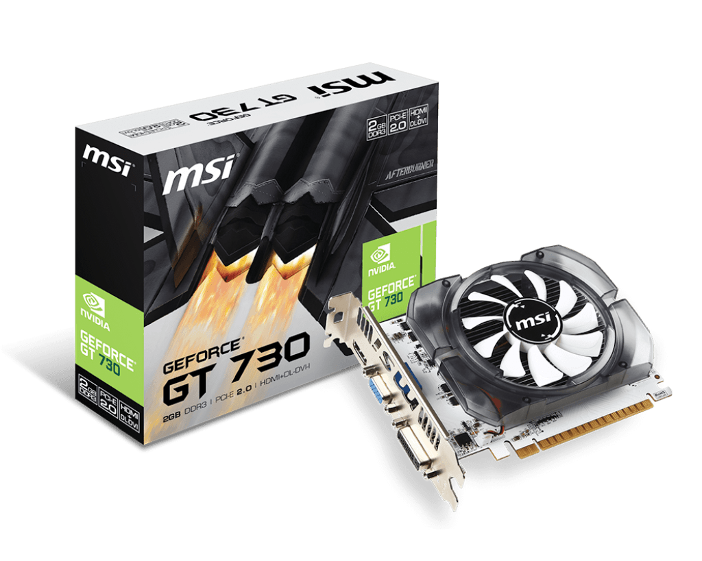 Card đồ họa MSI GeForce GTX 750Ti trong cấu hình máy tính 12 triệu