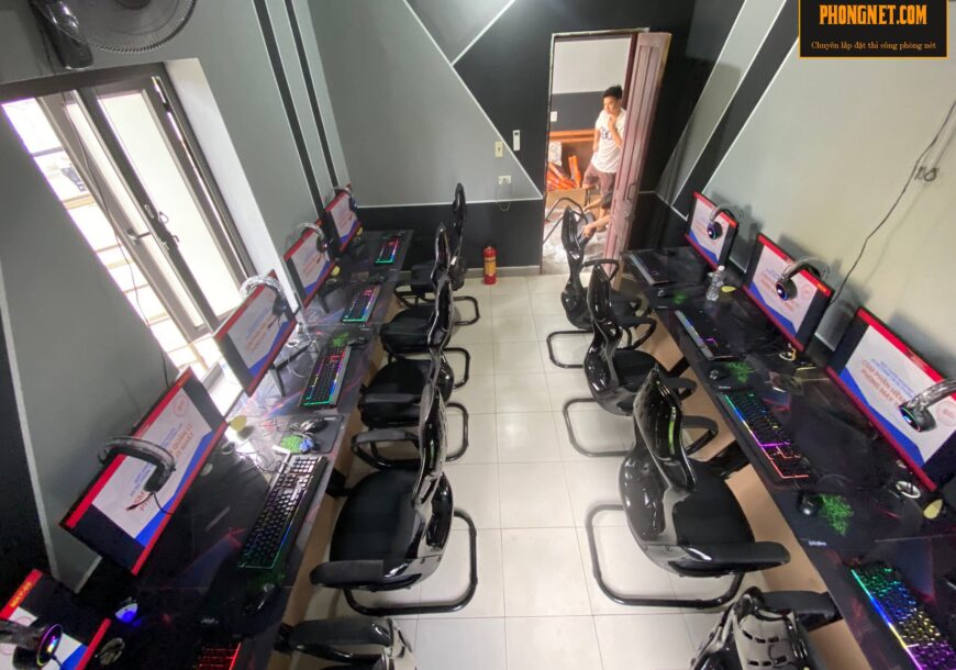 Dự án lắp đặt phòng net Bạch Gia Gaming tại Hà Tĩnh