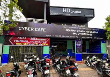 Dự án lắp đặt phòng net HD Gaming tại Cẩm Phả, Quảng Ninh