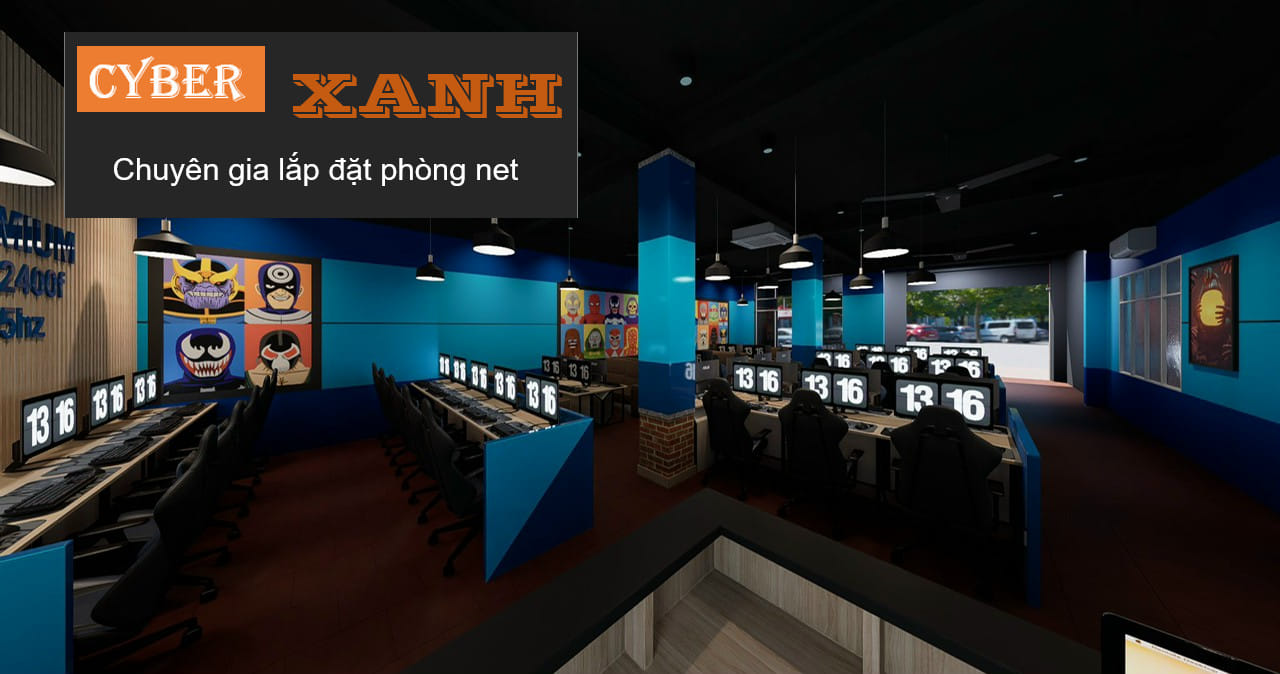 Dự án lắp đặt phòng net HD Gaming tại Cẩm Phả, Quảng Ninh 11