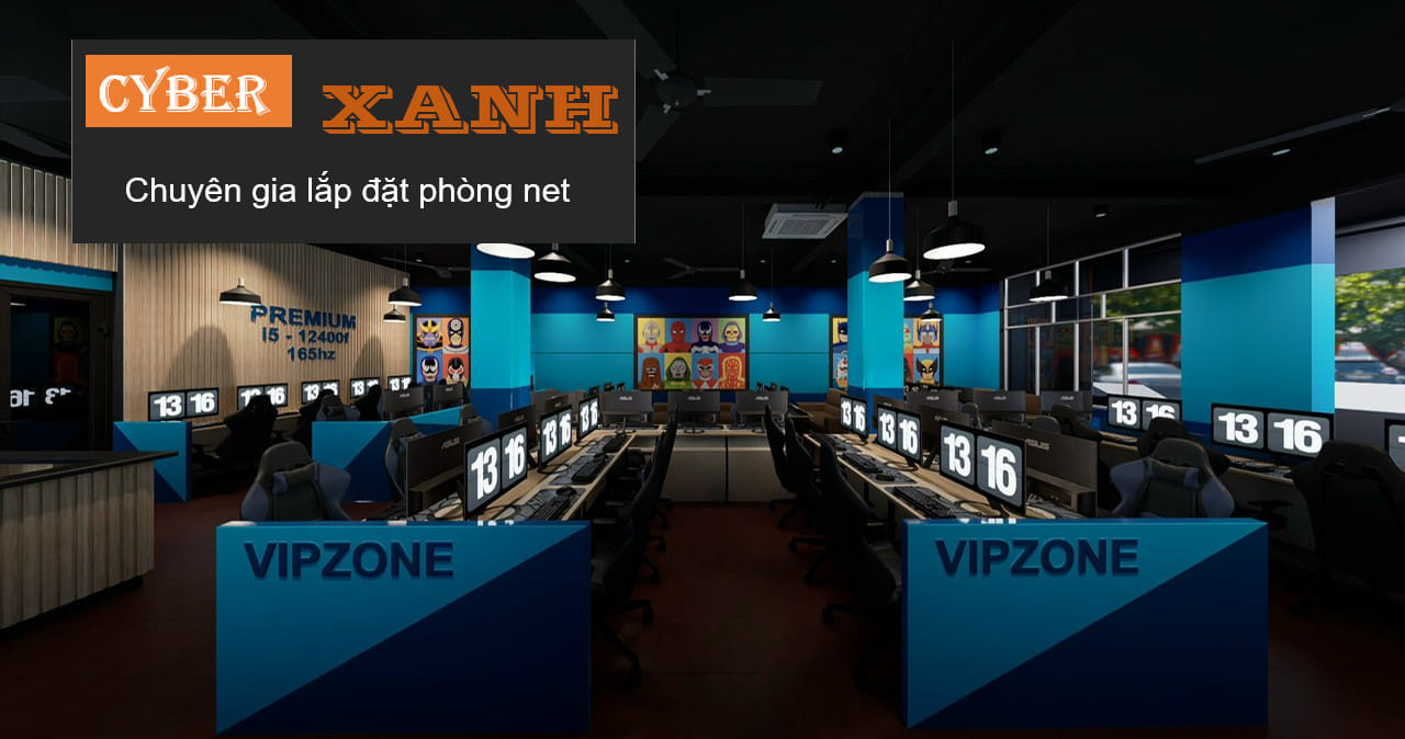 Dự án lắp đặt phòng net HD Gaming tại Cẩm Phả, Quảng Ninh 12