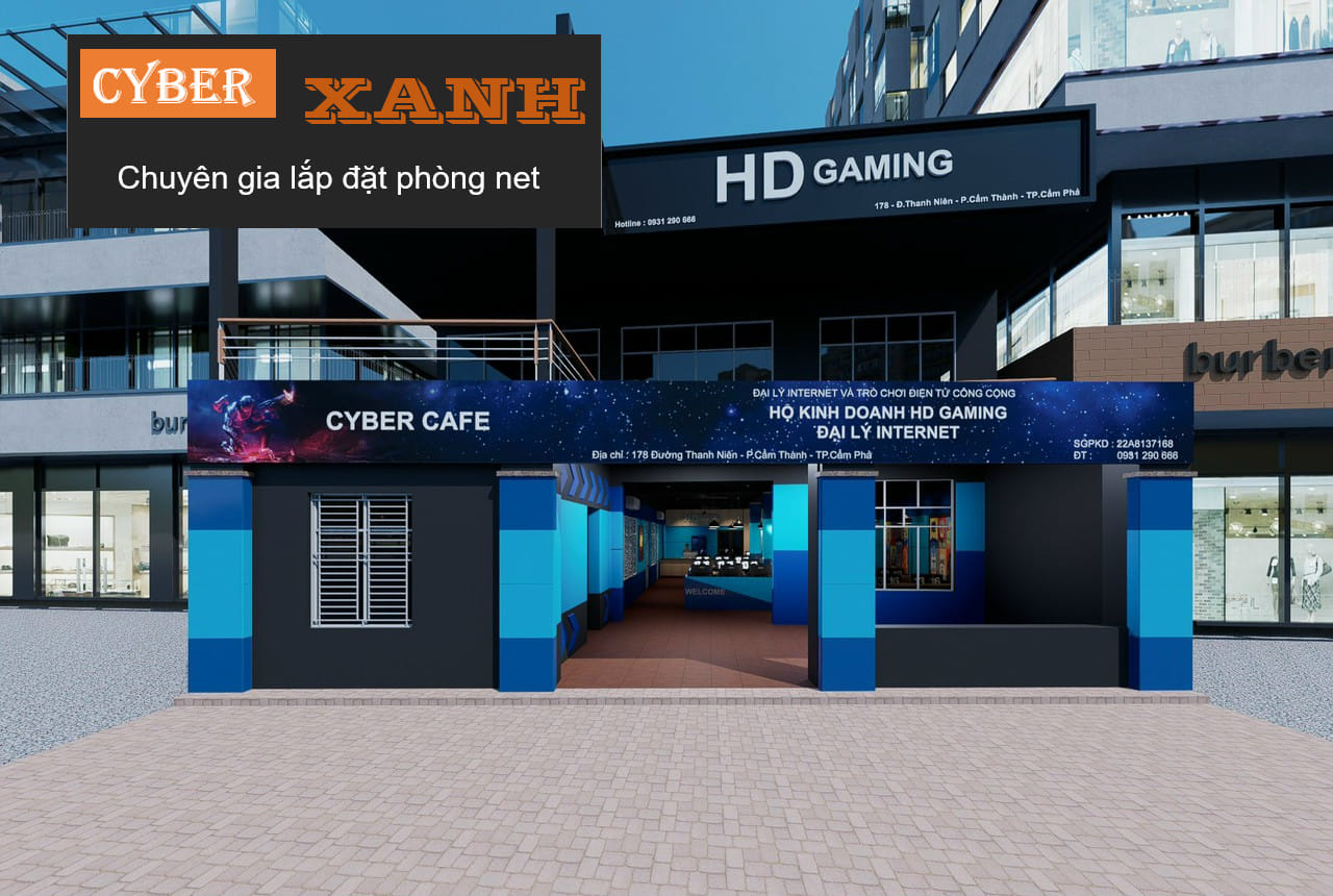 Dự án lắp đặt phòng net HD Gaming tại Cẩm Phả, Quảng Ninh 13