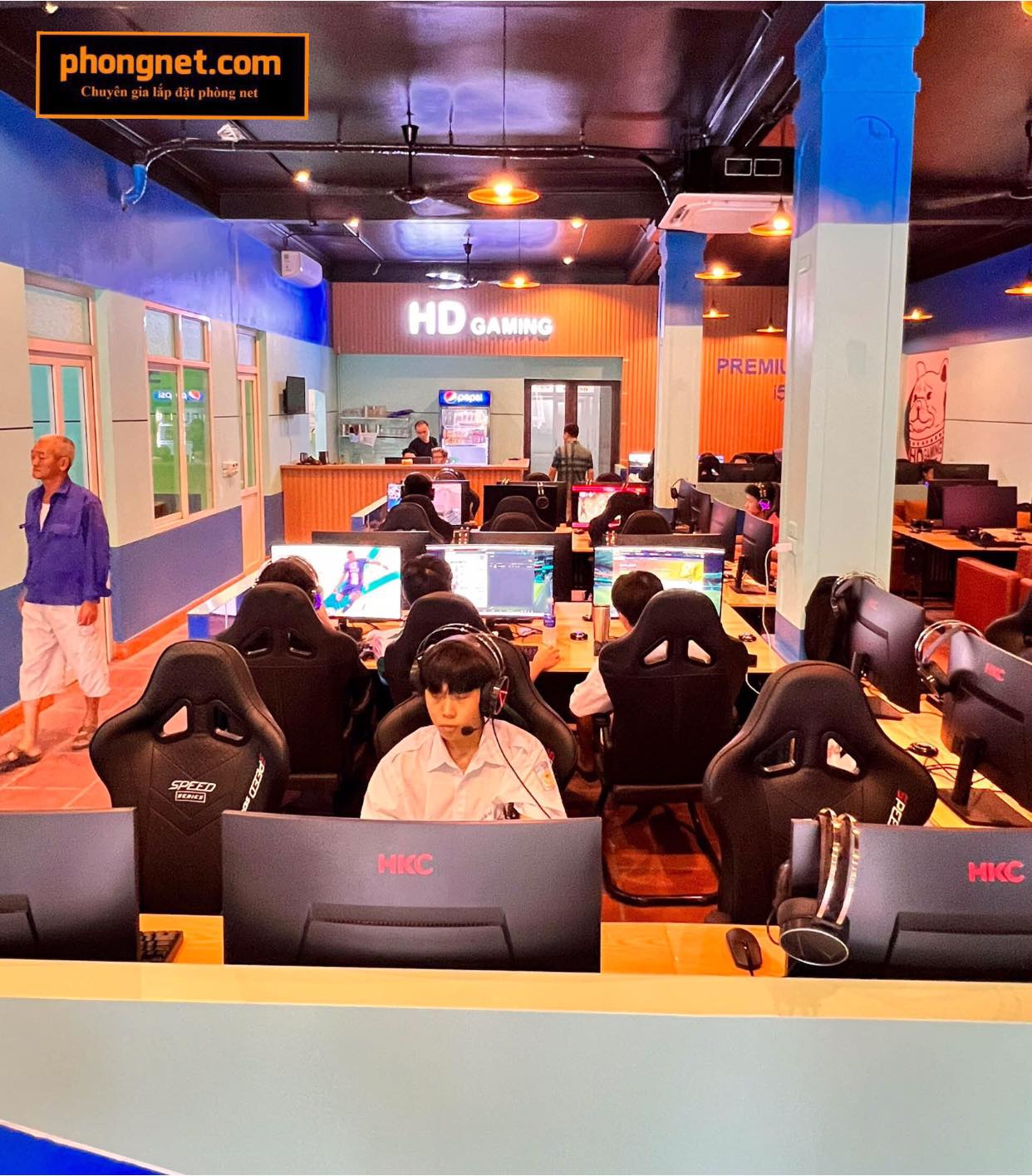 Dự án lắp đặt phòng net HD Gaming tại Cẩm Phả, Quảng Ninh 2