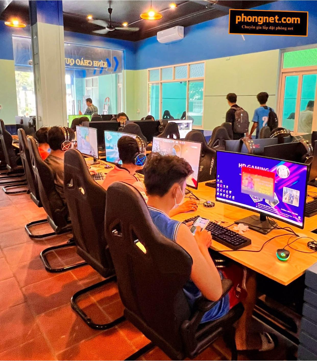 Dự án lắp đặt phòng net HD Gaming tại Cẩm Phả, Quảng Ninh 6