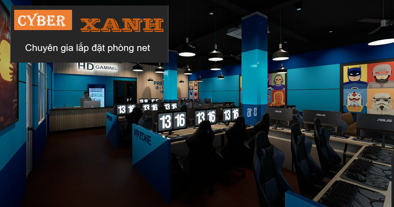 Dự án lắp đặt phòng net HD Gaming tại Cẩm Phả, Quảng Ninh 8