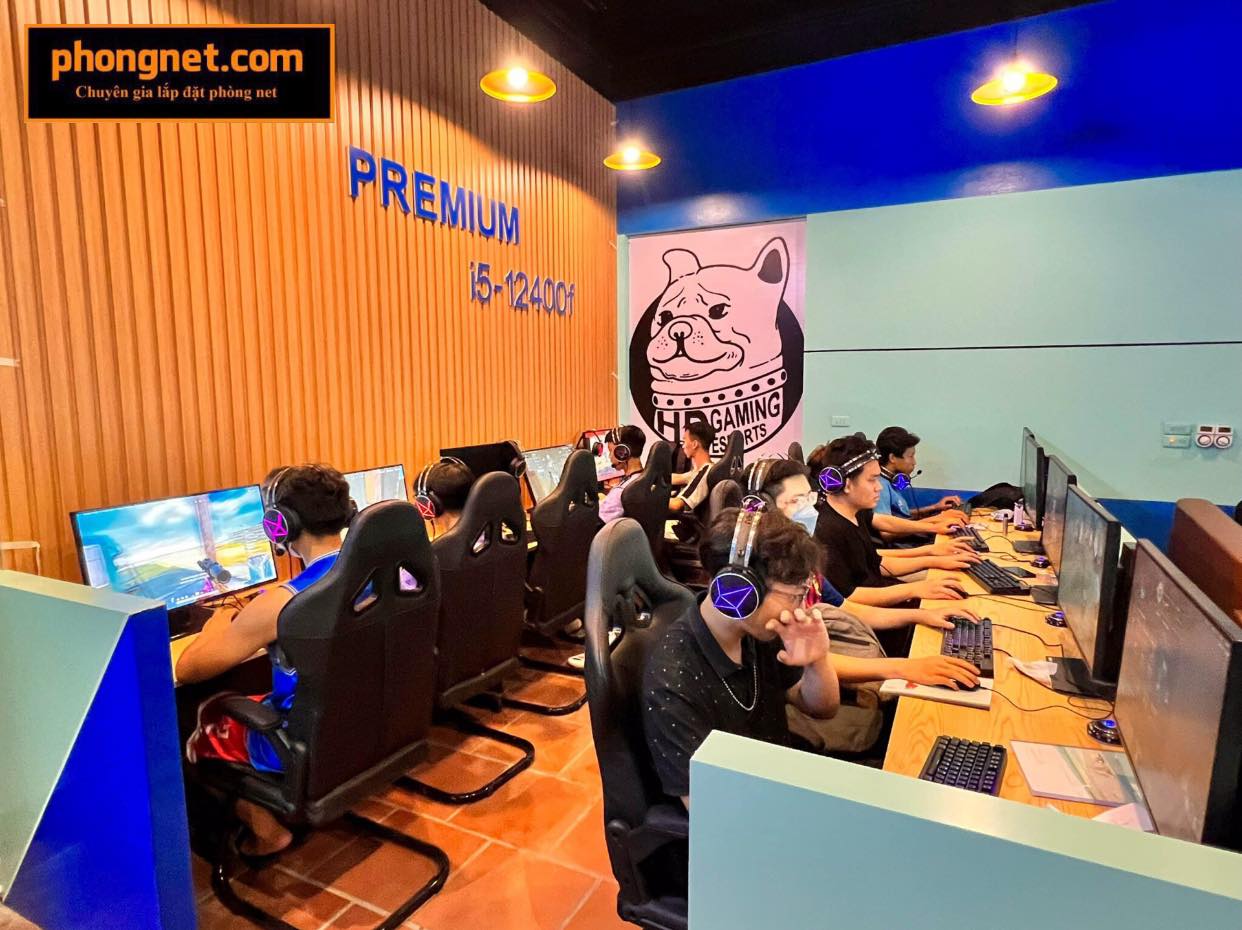 Dự án lắp đặt phòng net HD Gaming tại Cẩm Phả, Quảng Ninh