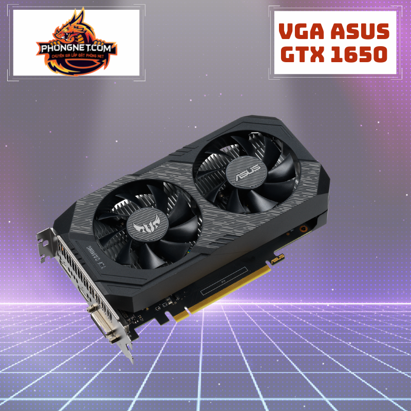 VGA ASUS GTX 1650 Geforce 4GB GDDR6 2
