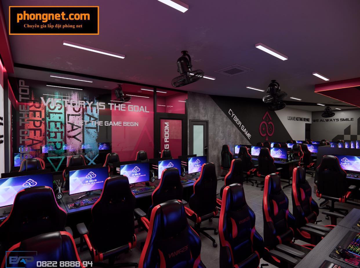 Dự án lắp đặt phòng net 3 Big Cyber Gaming tại Sóc sơn, Hà Nội 10