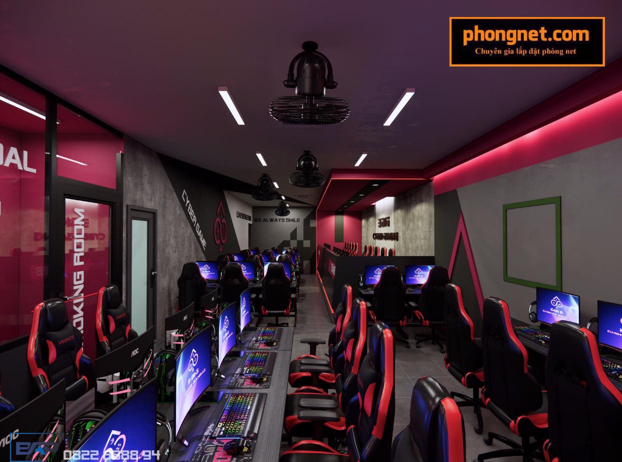 Dự án lắp đặt phòng net 3 Big Cyber Gaming tại Sóc sơn, Hà Nội 11