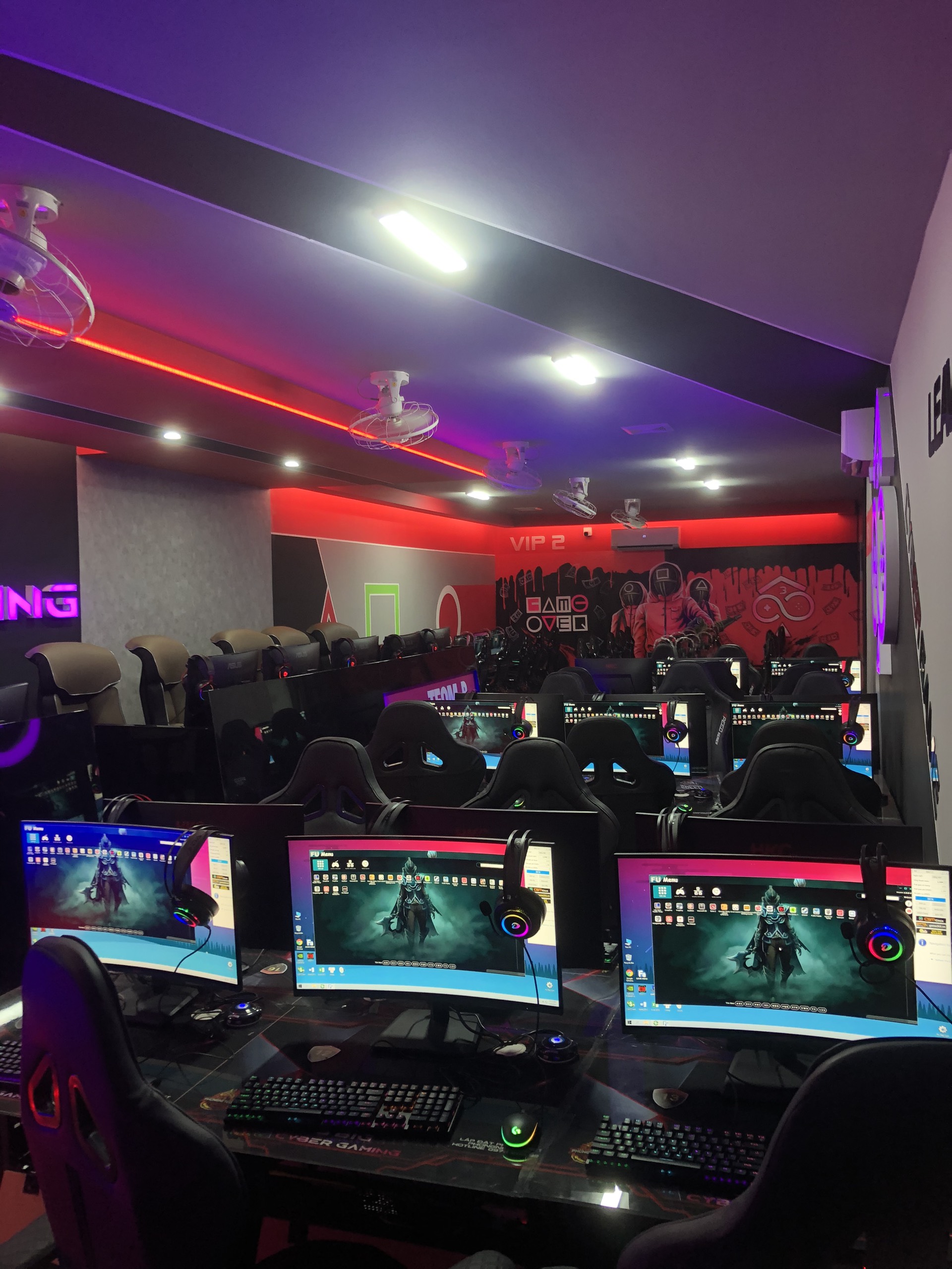Dự án lắp đặt phòng net 3 Big Cyber Gaming tại Sóc sơn, Hà Nội 4