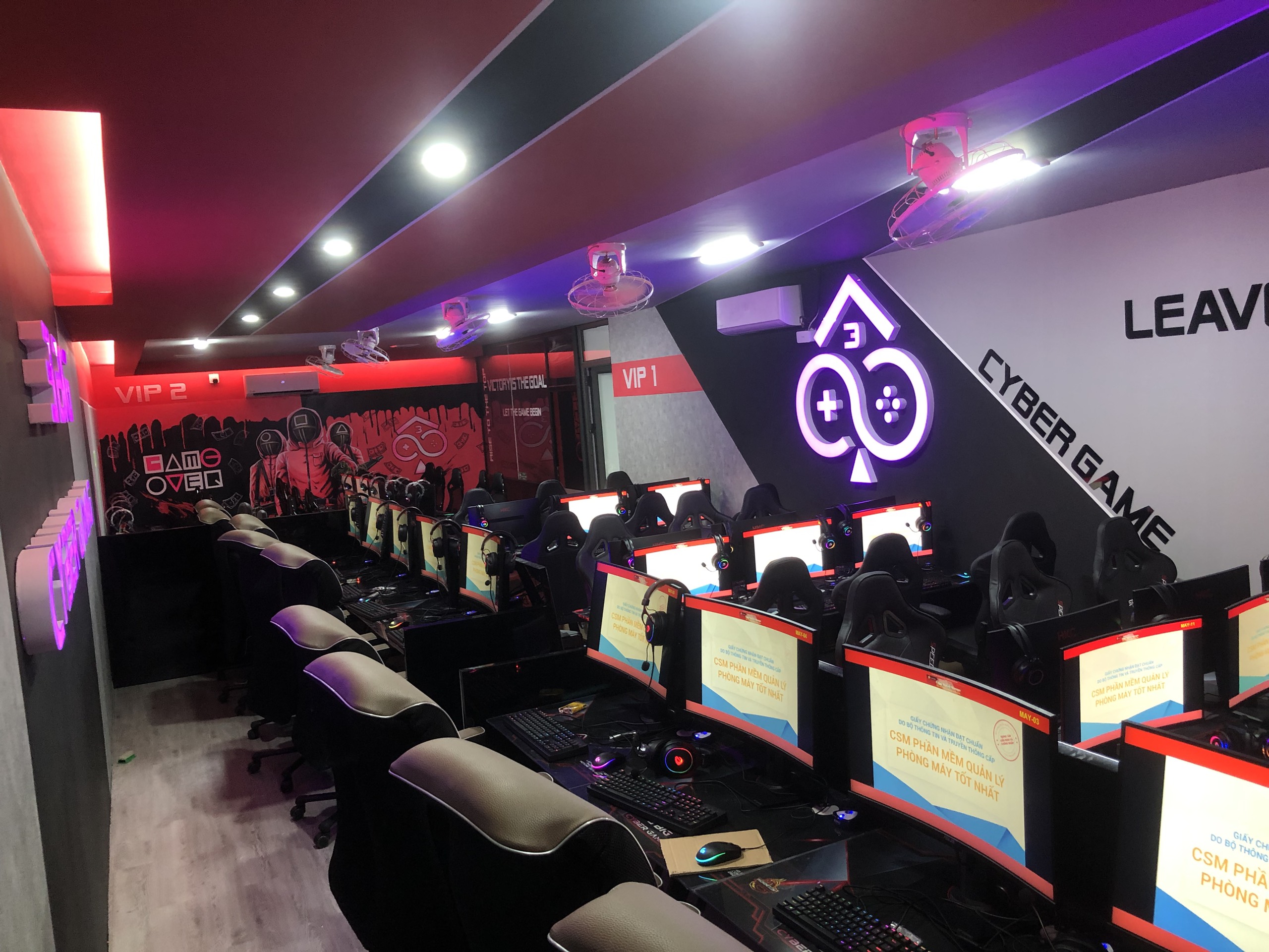 Dự án lắp đặt phòng net 3 Big Cyber Gaming tại Sóc sơn, Hà Nội 5